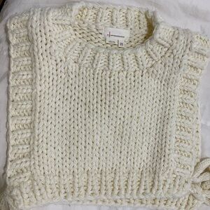 Knit crop top sweater from Anthropology